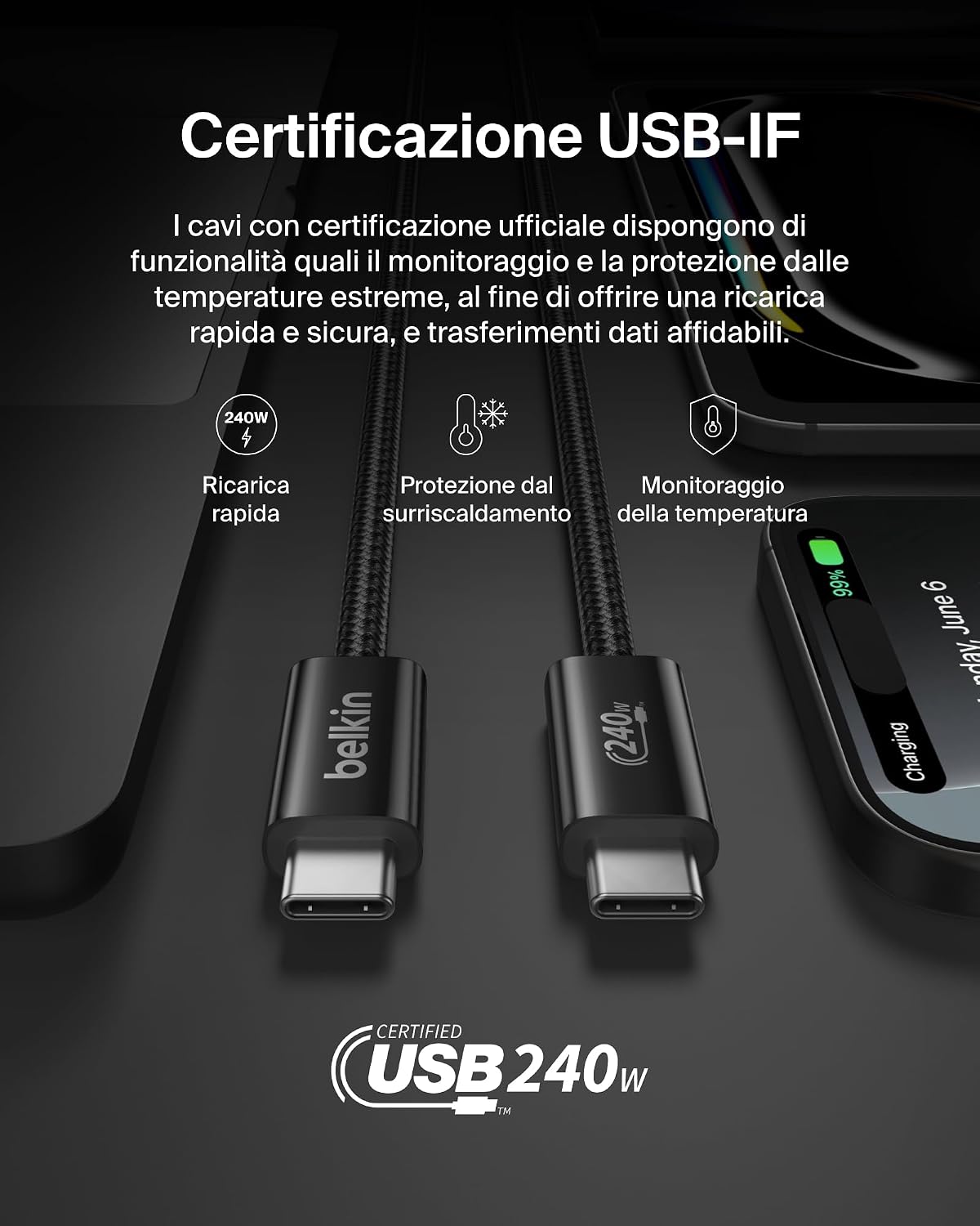 Thumbnail 5 de Belkin BoostCharge 240 W 1,5 m