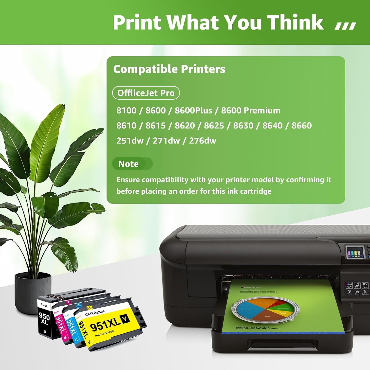 Thumbnail 1 de 950XL/951XL Compatible Ink Cartridges 4-Pack