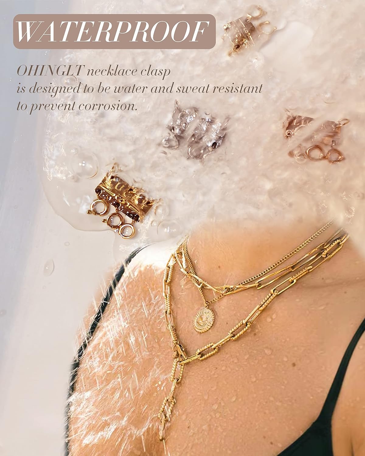 Thumbnail 3 de OHINGLT Lucky Necklace Layering Clasp for 3–6 Layered Necklaces