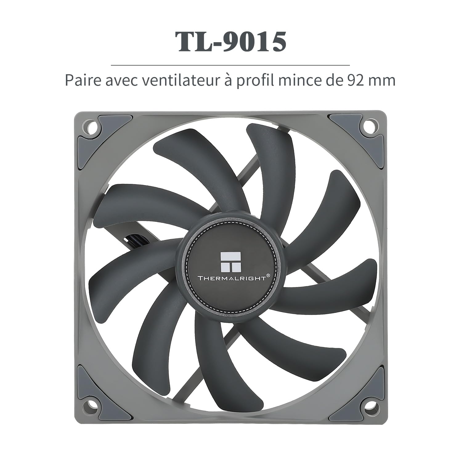Detalle de Thermalright TR AXP90-X47 Low Profile CPU Kühler – 47 mm Höhe, 92 mm PWM-Lüfter TL-9015, AGHP-Technologie
