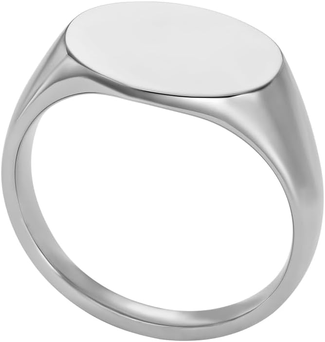Thumbnail 4 de Fossil Bagues chevalières acier Tailles 5–12 💍