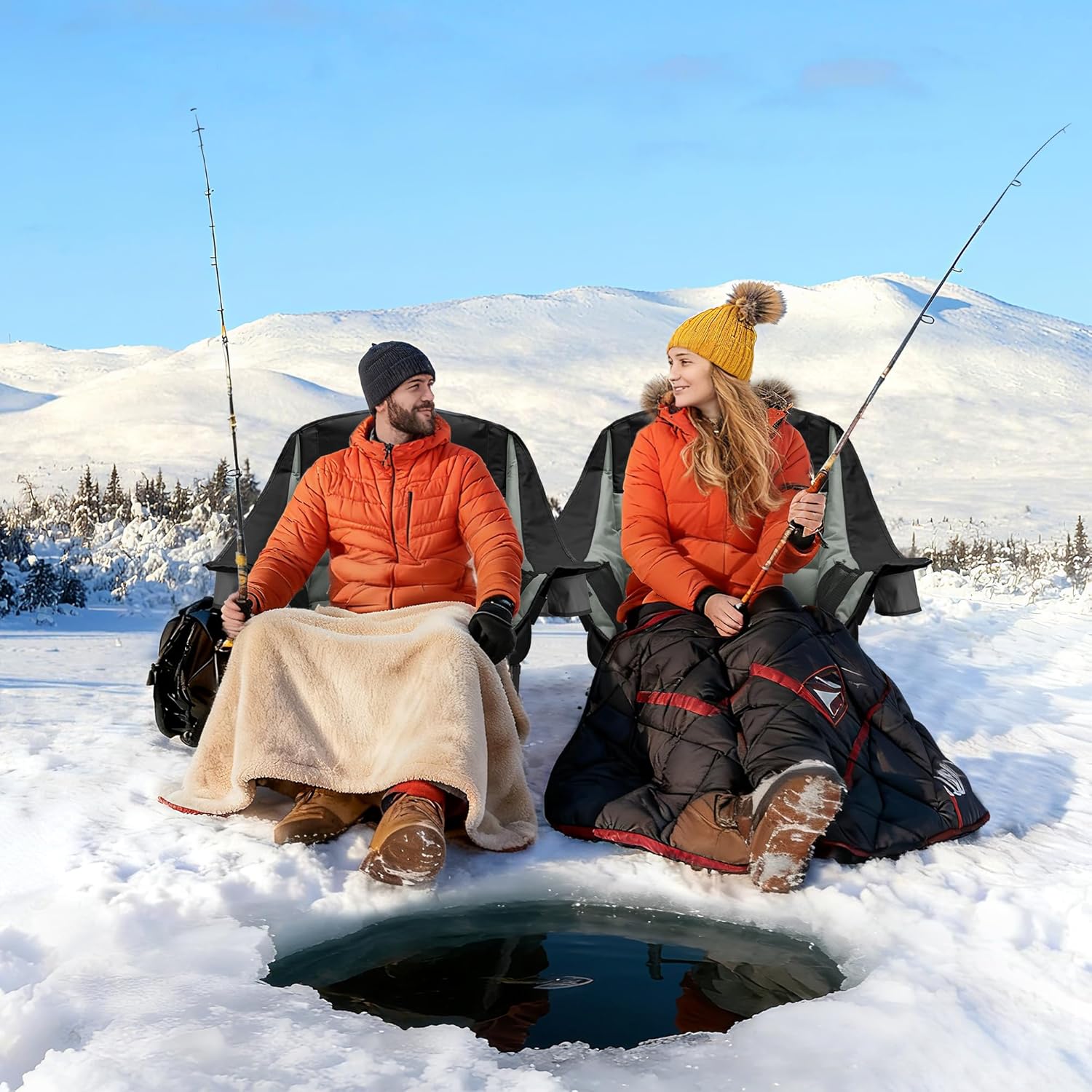 Thumbnail 1 de Youtanic Heated Camping Chair 500 lbs 🔥🏕