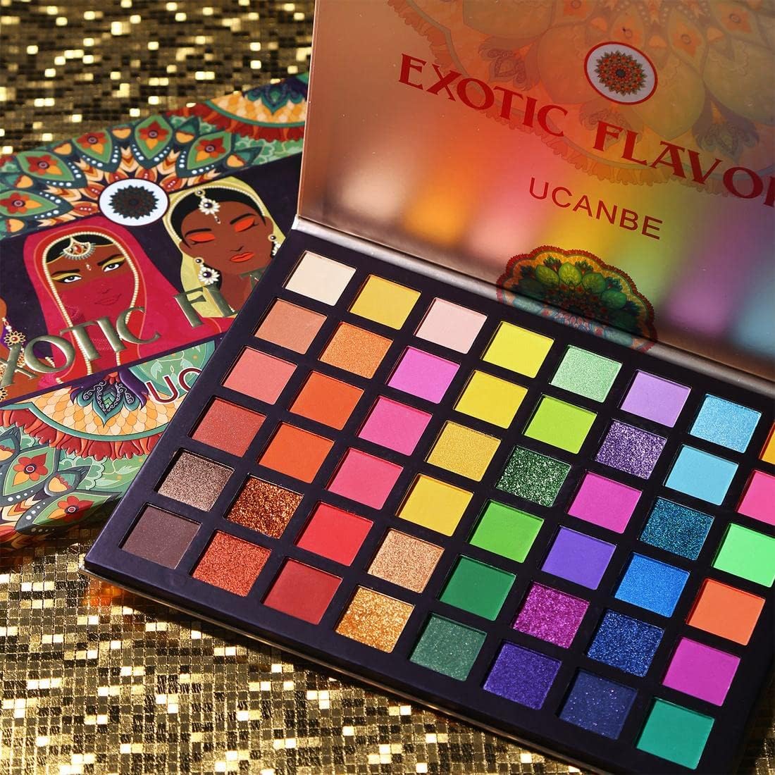 Thumbnail 1 de Palette fard à paupières UCANBE 48 couleurs