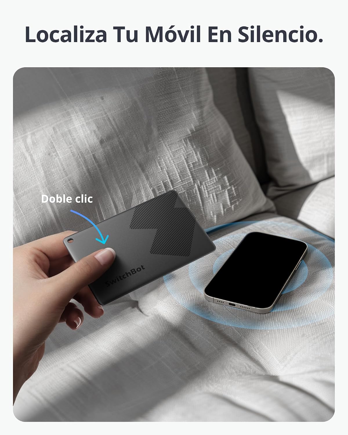 Thumbnail 5 de SwitchBot Wallet Finder Card - Localizador Bluetooth Impermeable