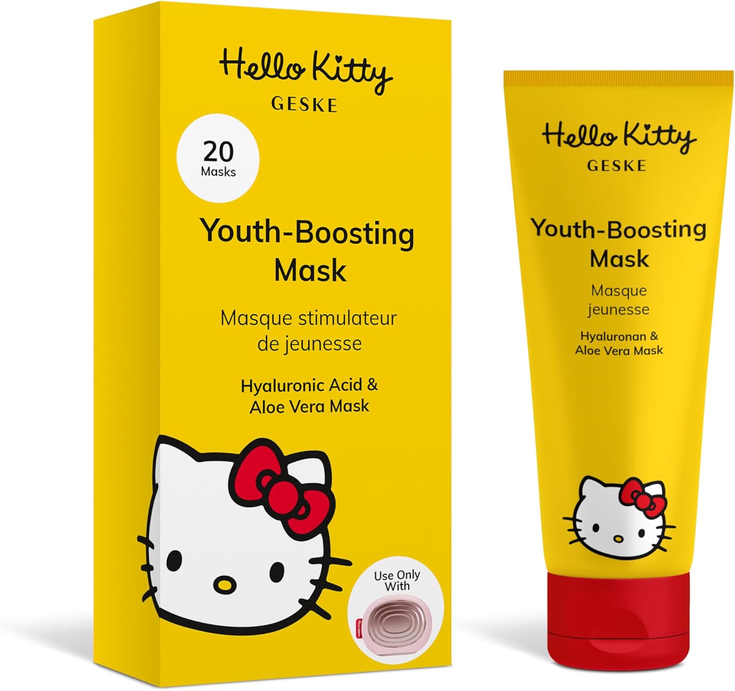Detalle de GESKE x Hello Kitty Maschera Ringìovente: idratante e_ringiovanente con effetto caldo e freddo