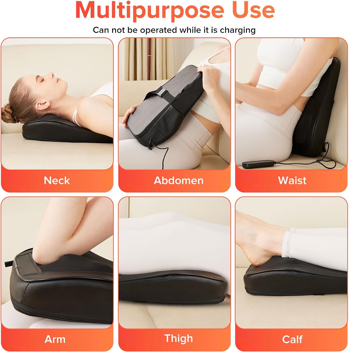Thumbnail 6 de Cordless Shiatsu Back and Neck Massager with Heat