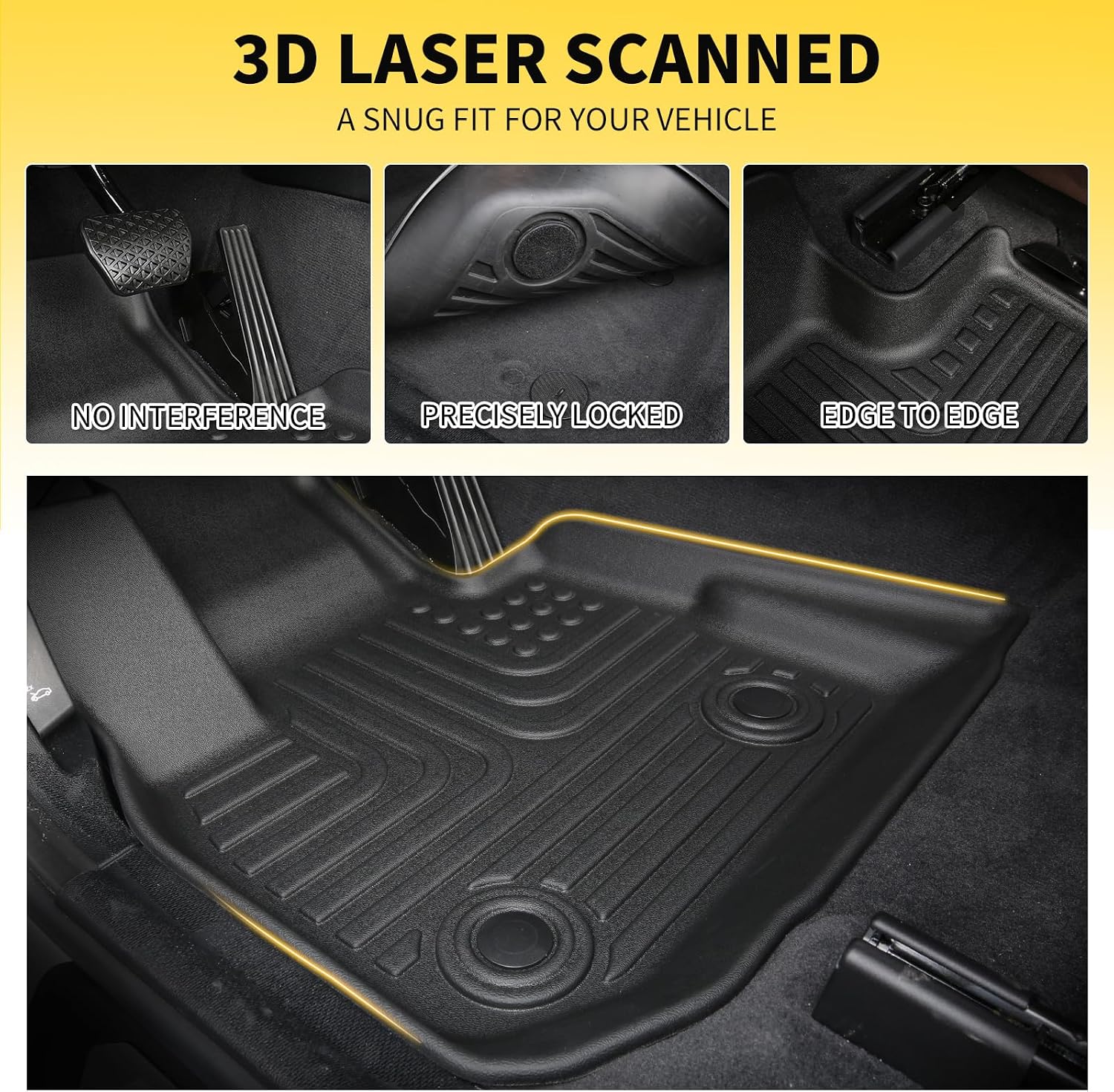 Detalle de Mazda CX-90 floor mats, TPE