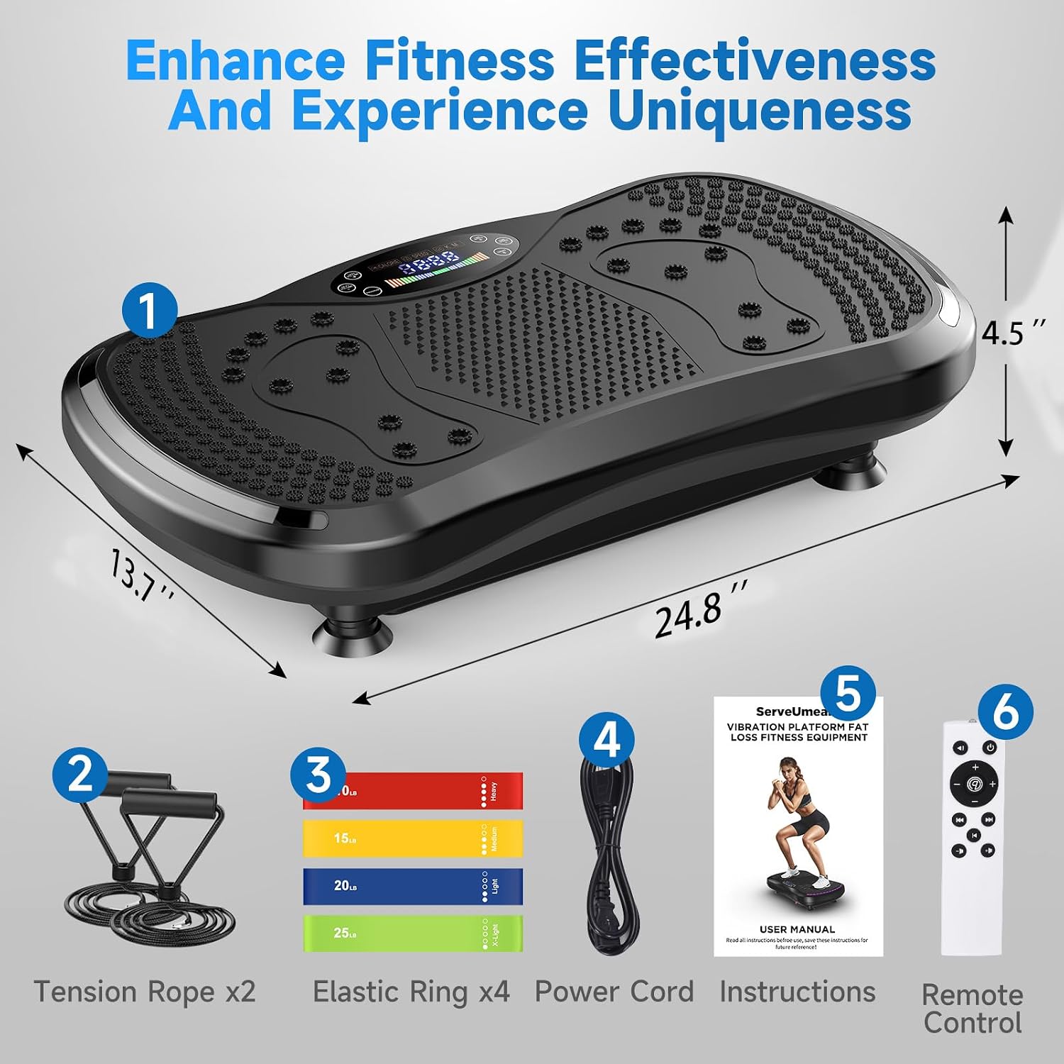 Thumbnail 4 de Vibration Plate 400 lb for Home 🏋
