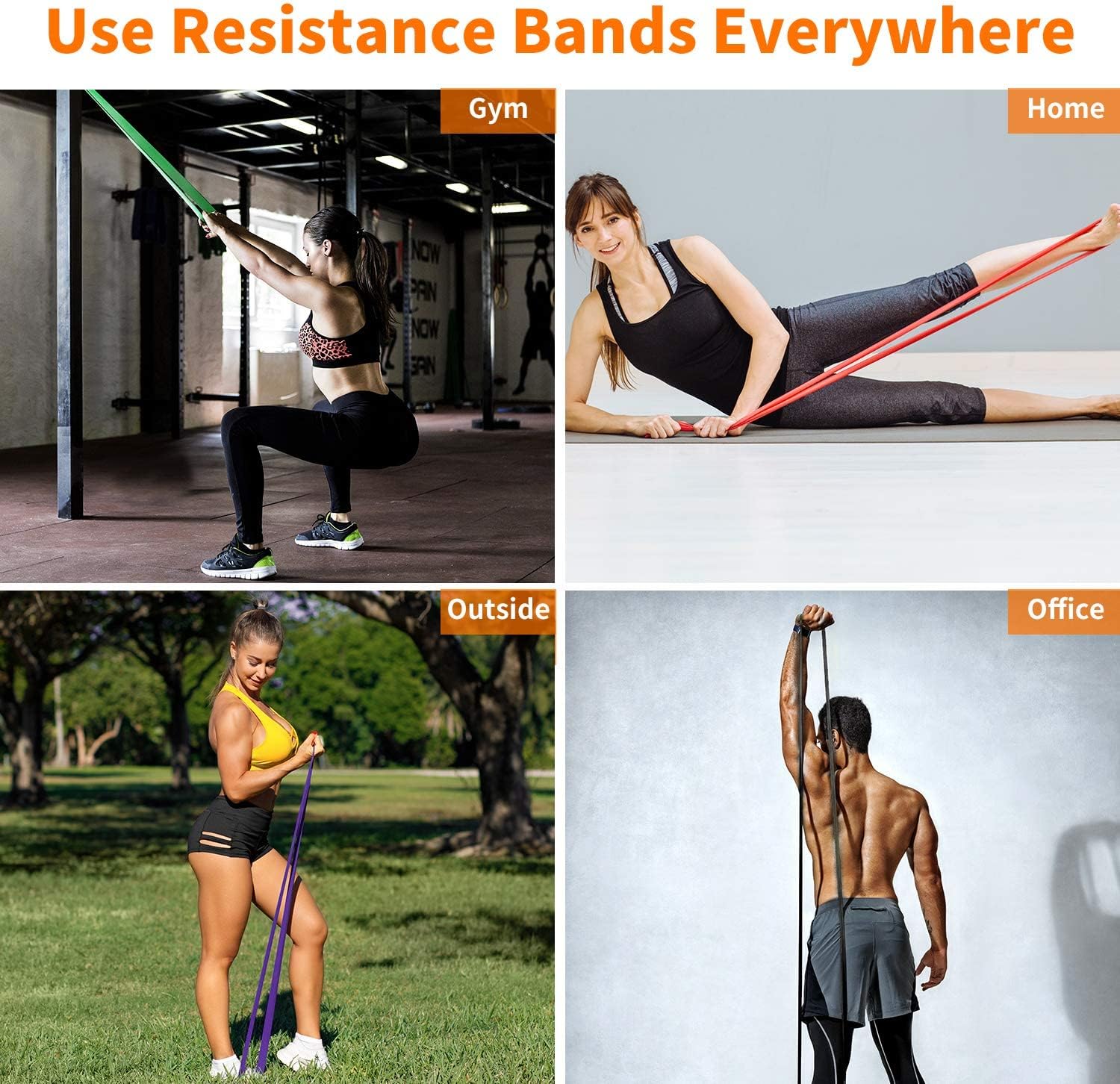 Thumbnail 5 de nooncrazy Resistance Bands Set with 5 levels