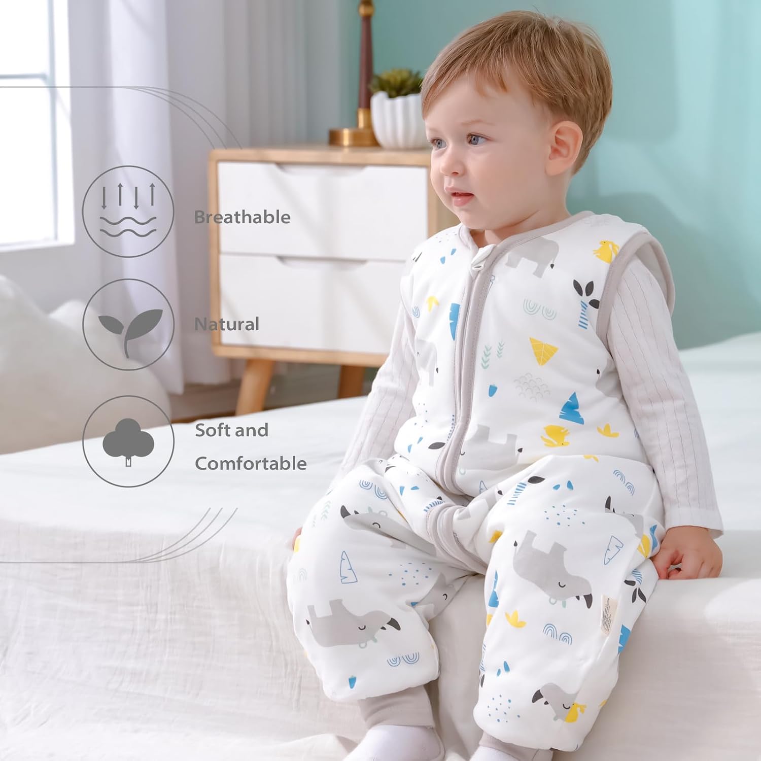 Detalle 2 de Mosebears Baby Sleeping Bag 2.5 tog for kids