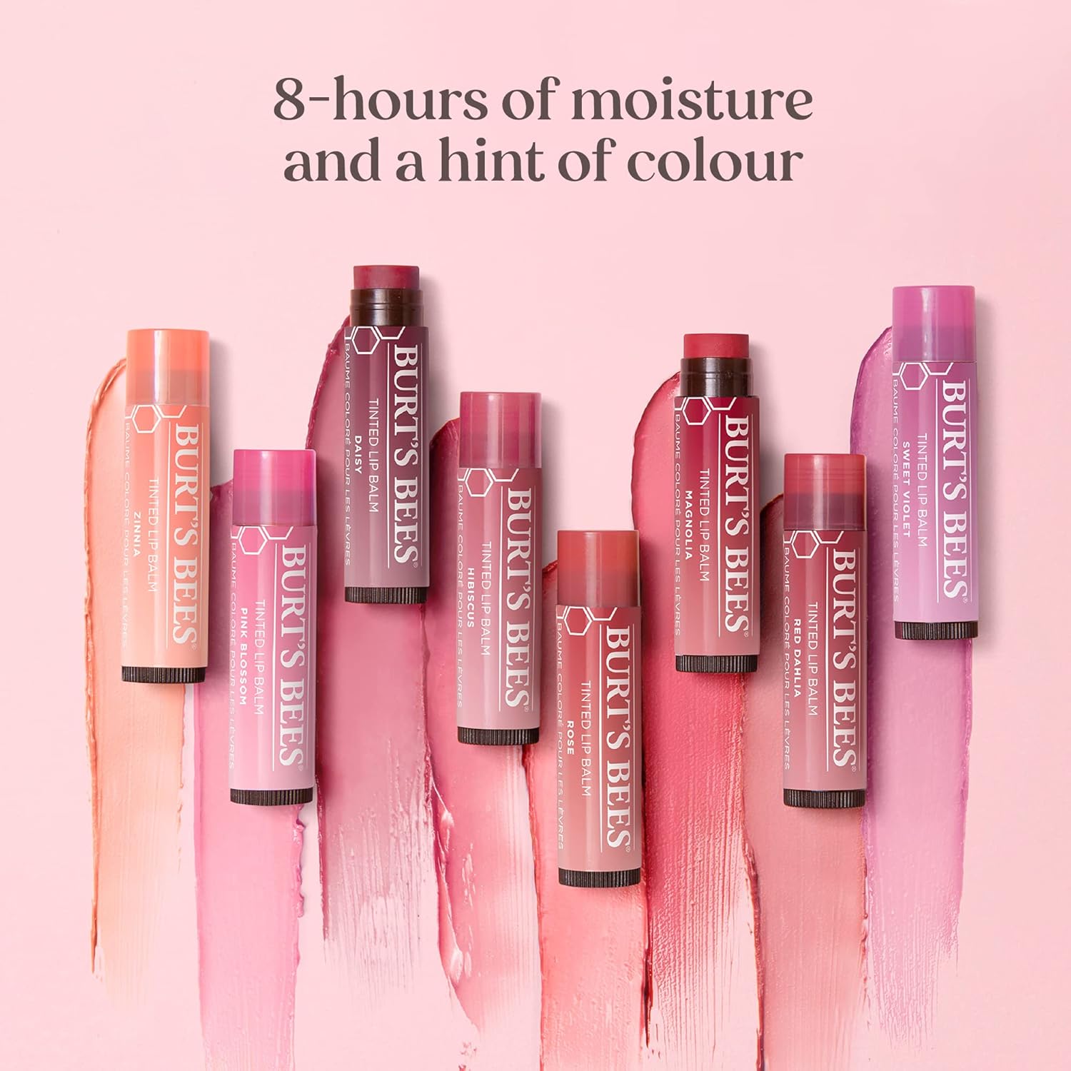 Detalle 2 de Burt's Bees Lip Balm Multipack – Duo économique (2 × 4,25 g) cire d’abeille et hibiscus