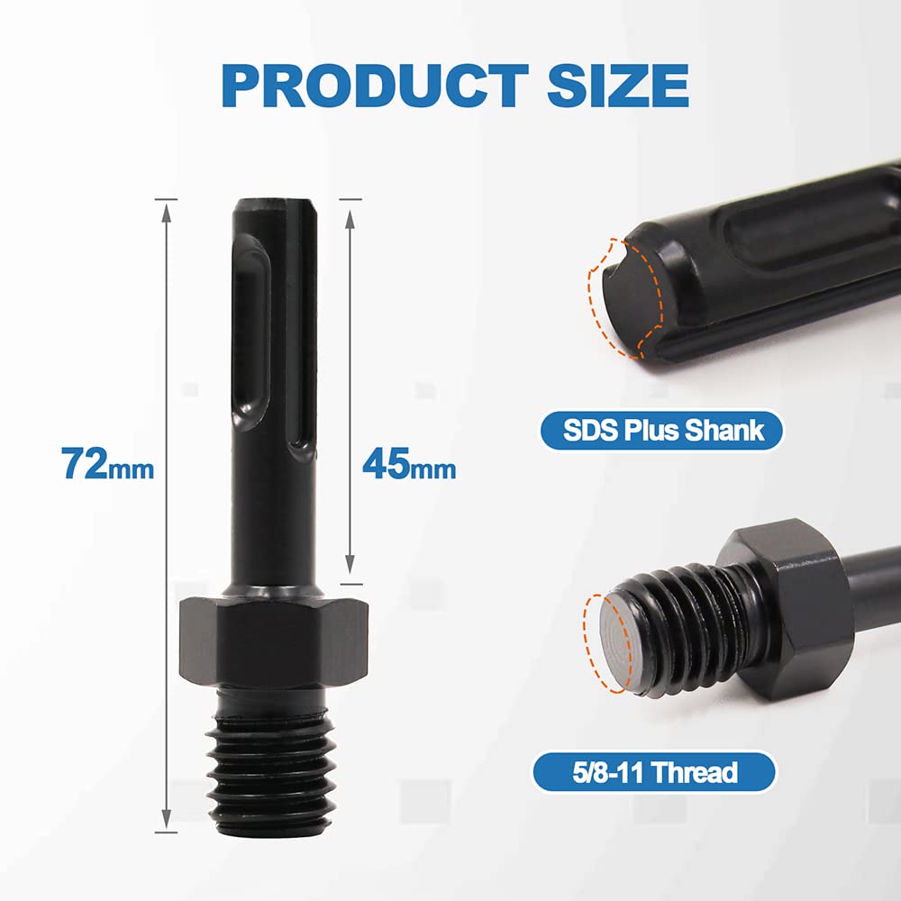 Thumbnail 1 de BRSCHNITT Core Drill Bit Adapter, 5/8"-11