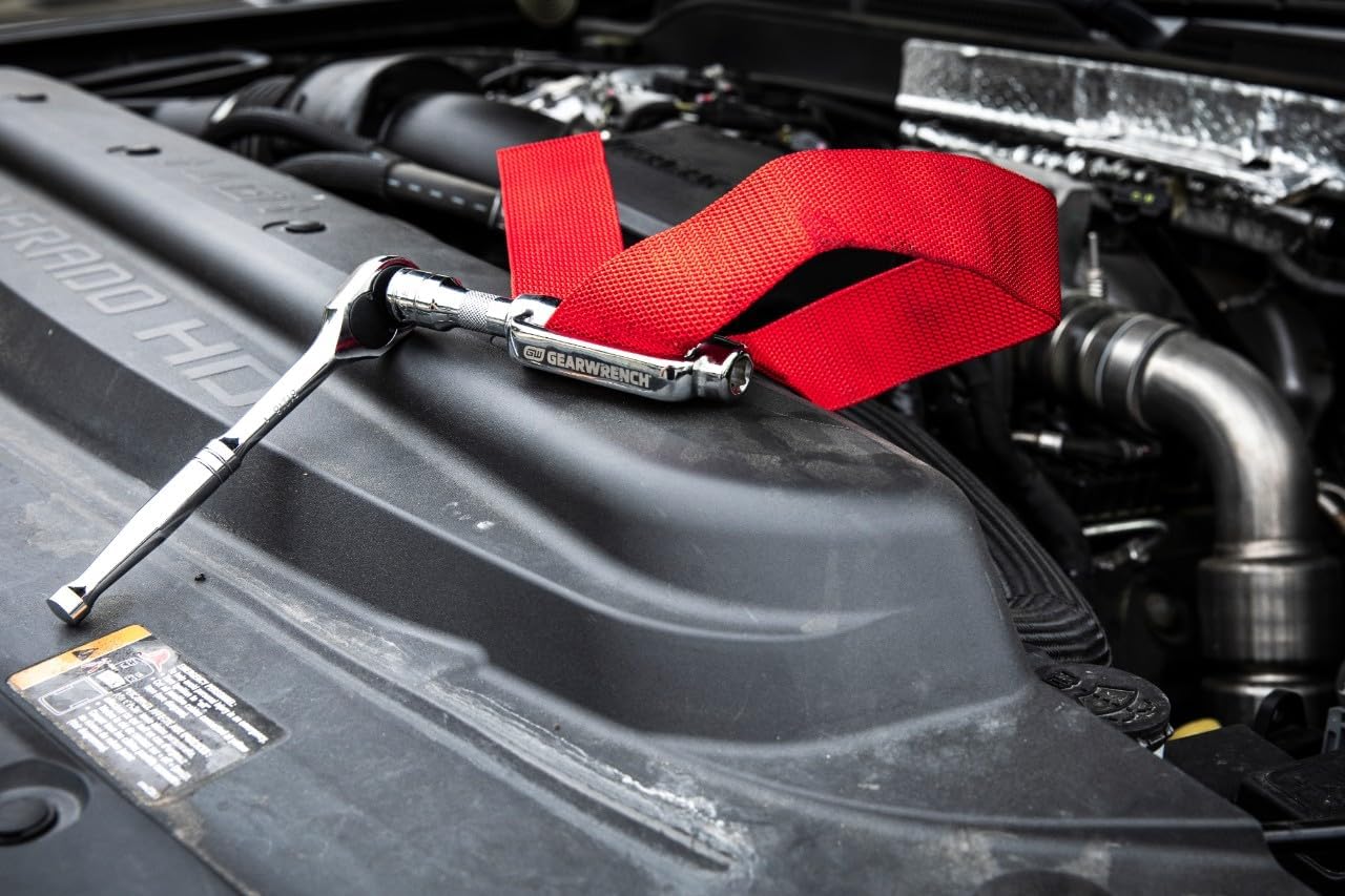 Detalle de GEARWRENCH 3529D オイルフィルターストラップレンチ 3/8・1/2ドライブ対応
