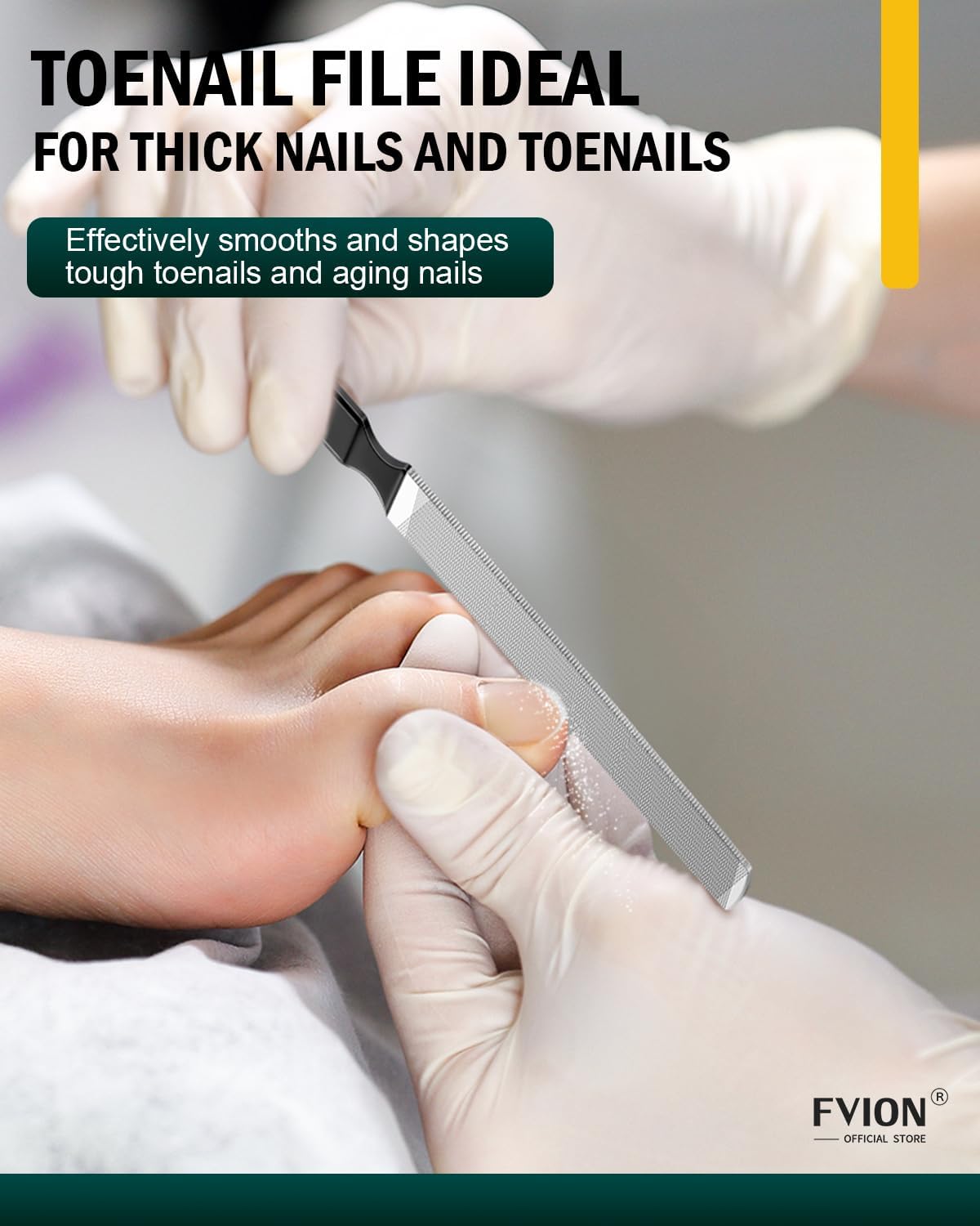 Detalle de Stainless steel nail file for thick nails