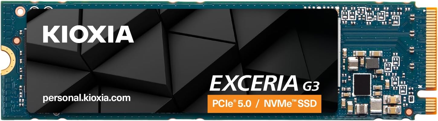 Detalle de KIOXIA SSD-CK1.0N5G3/R 内蔵SSD 1TB PCIe 5.0×4・M.2 2280