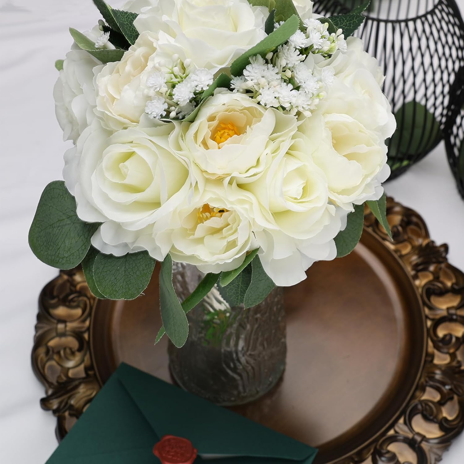 Thumbnail 5 de DIYDOFUN Set of 6 Bridesmaid Bouquets 11 in
