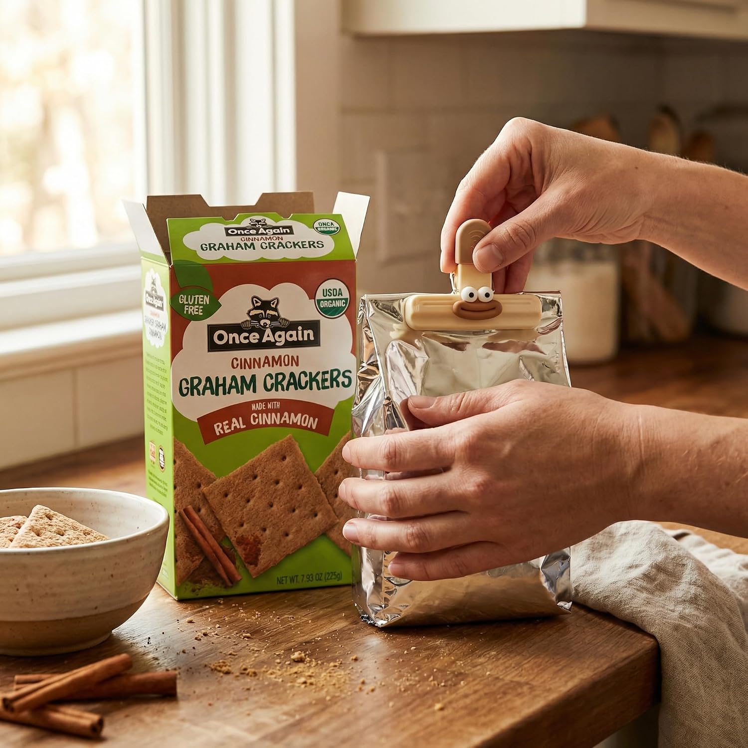 Detalle 1 de Once Again Cinnamon Graham Crackers 7.93 oz
