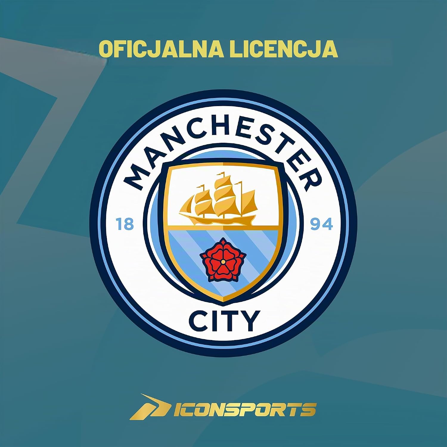 Thumbnail 6 de Icon Sports Manchester City F.C. męska bluza z kapturem z nadrukiem