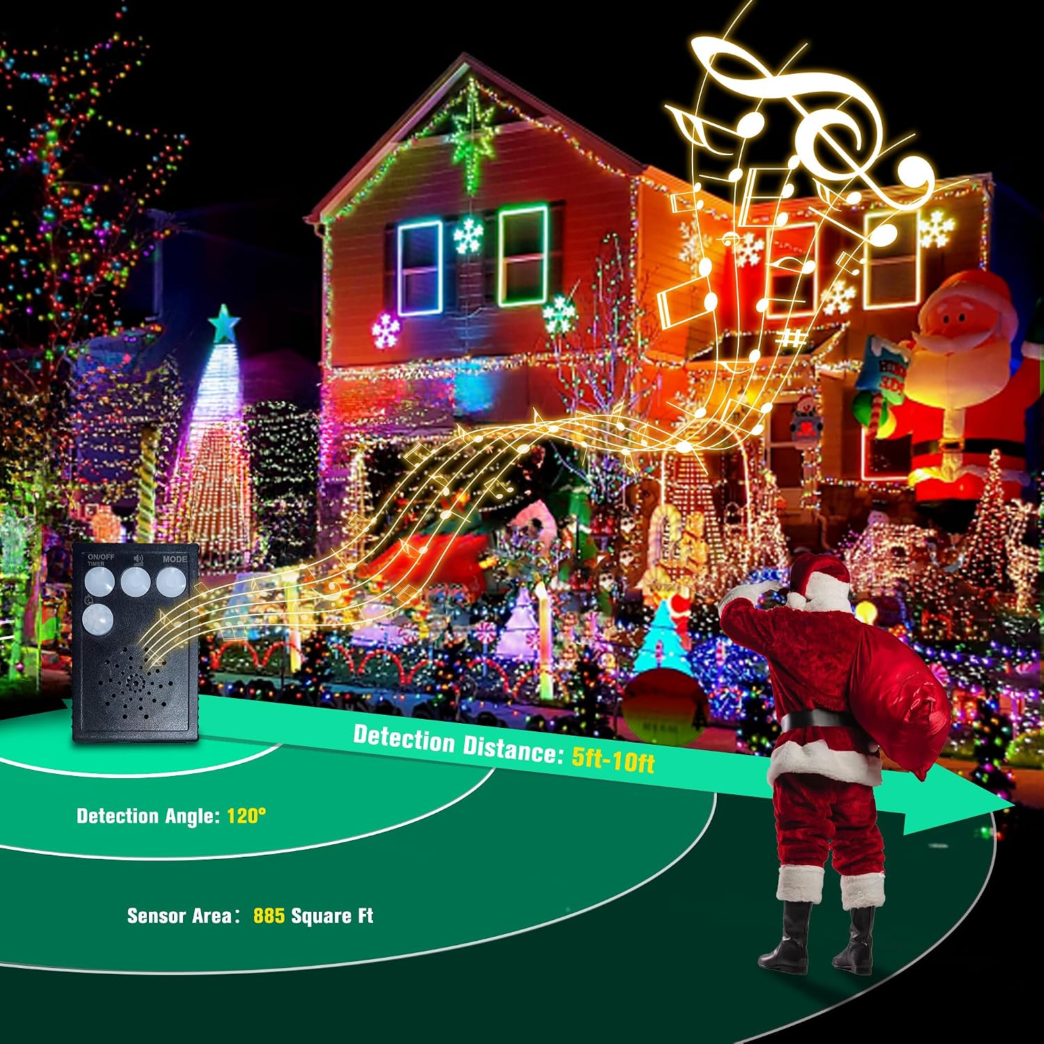 Detalle de Toodour Christmas String Lights 82 ft