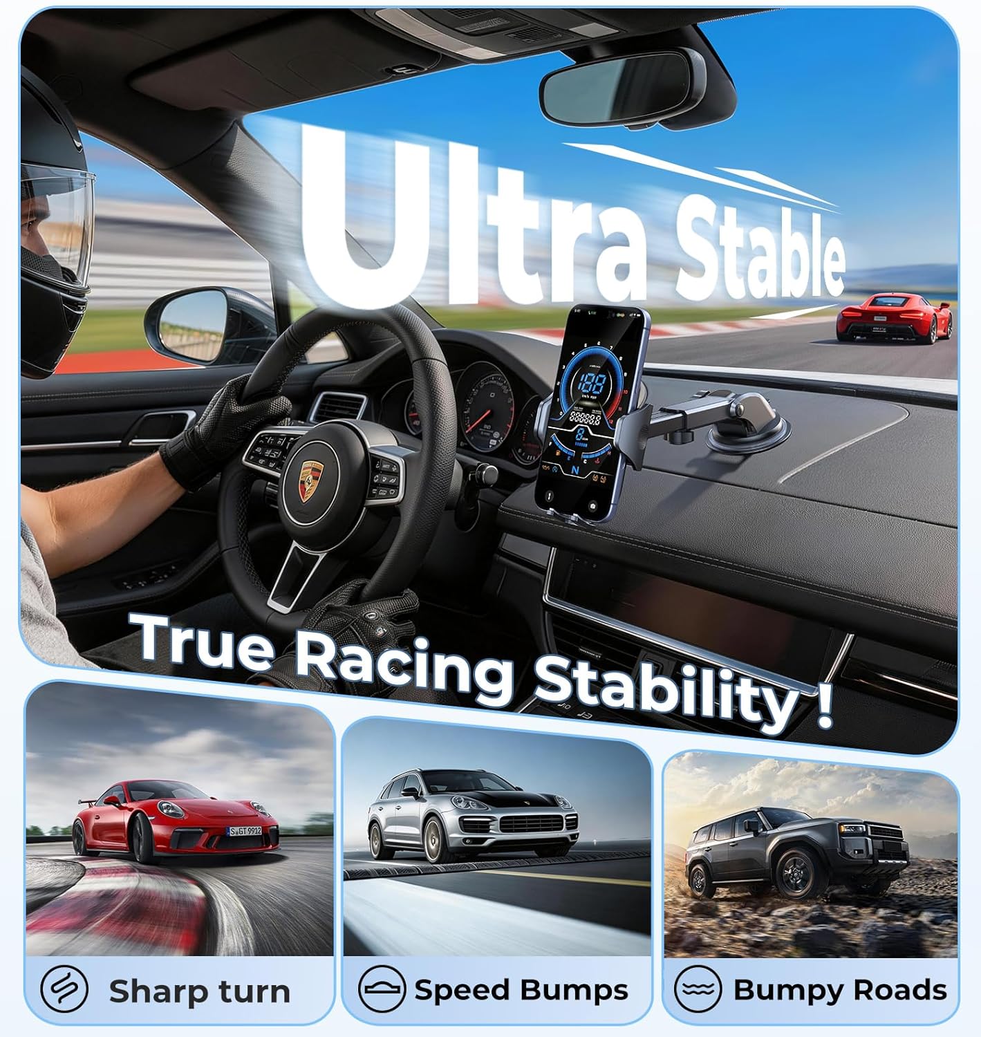 Detalle 2 de VICSEED Car Phone Holder 7.3"