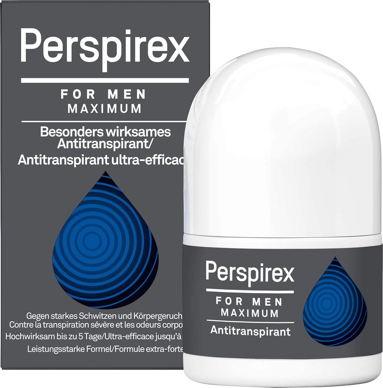 Detalle 2 de Perspirex Strong: Antitranspirant-Roller gegen starkes Schwitzen (Strong 20 ml) für Herren