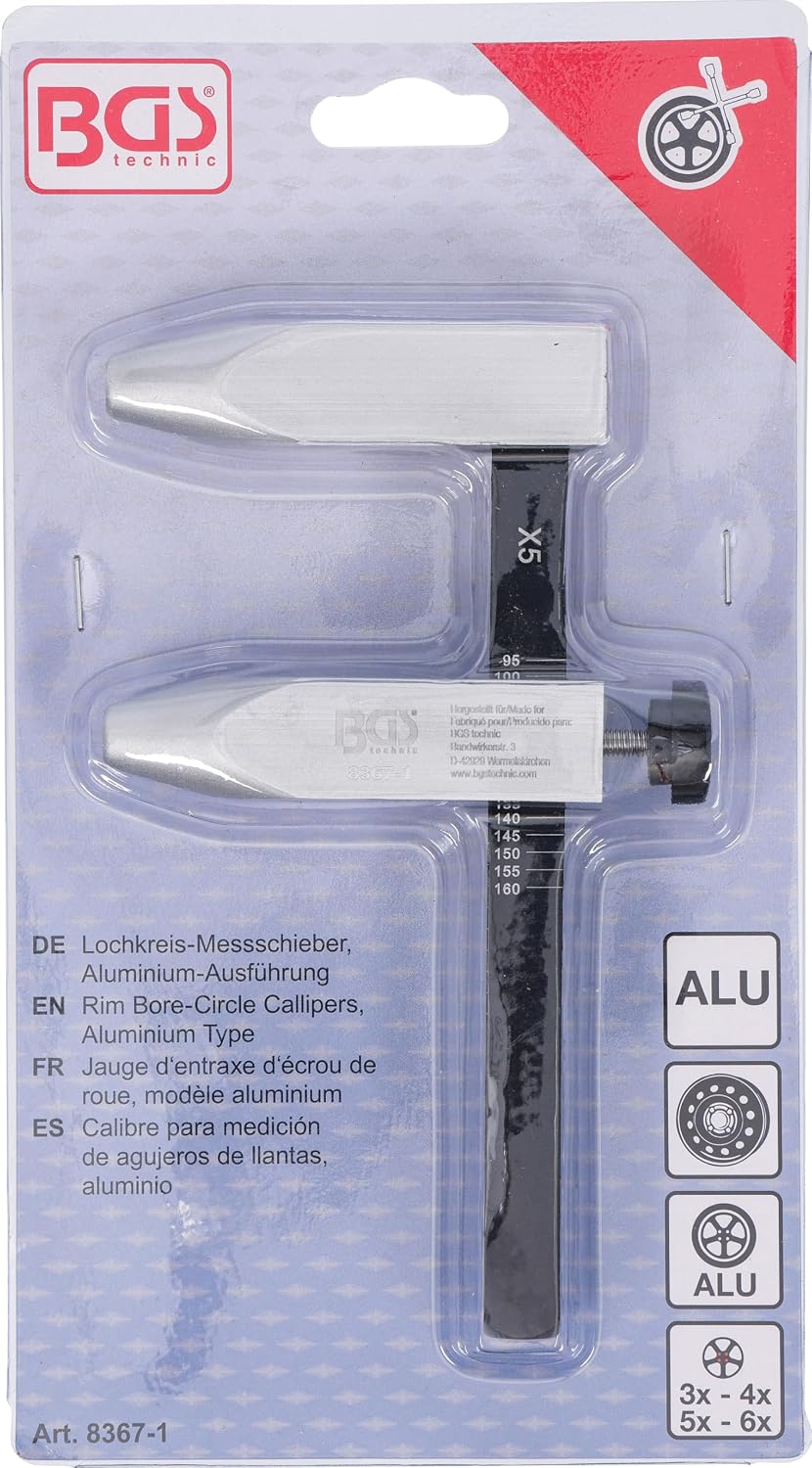 Thumbnail 4 de Jauge d’entraxe BGS 8367-1, aluminium