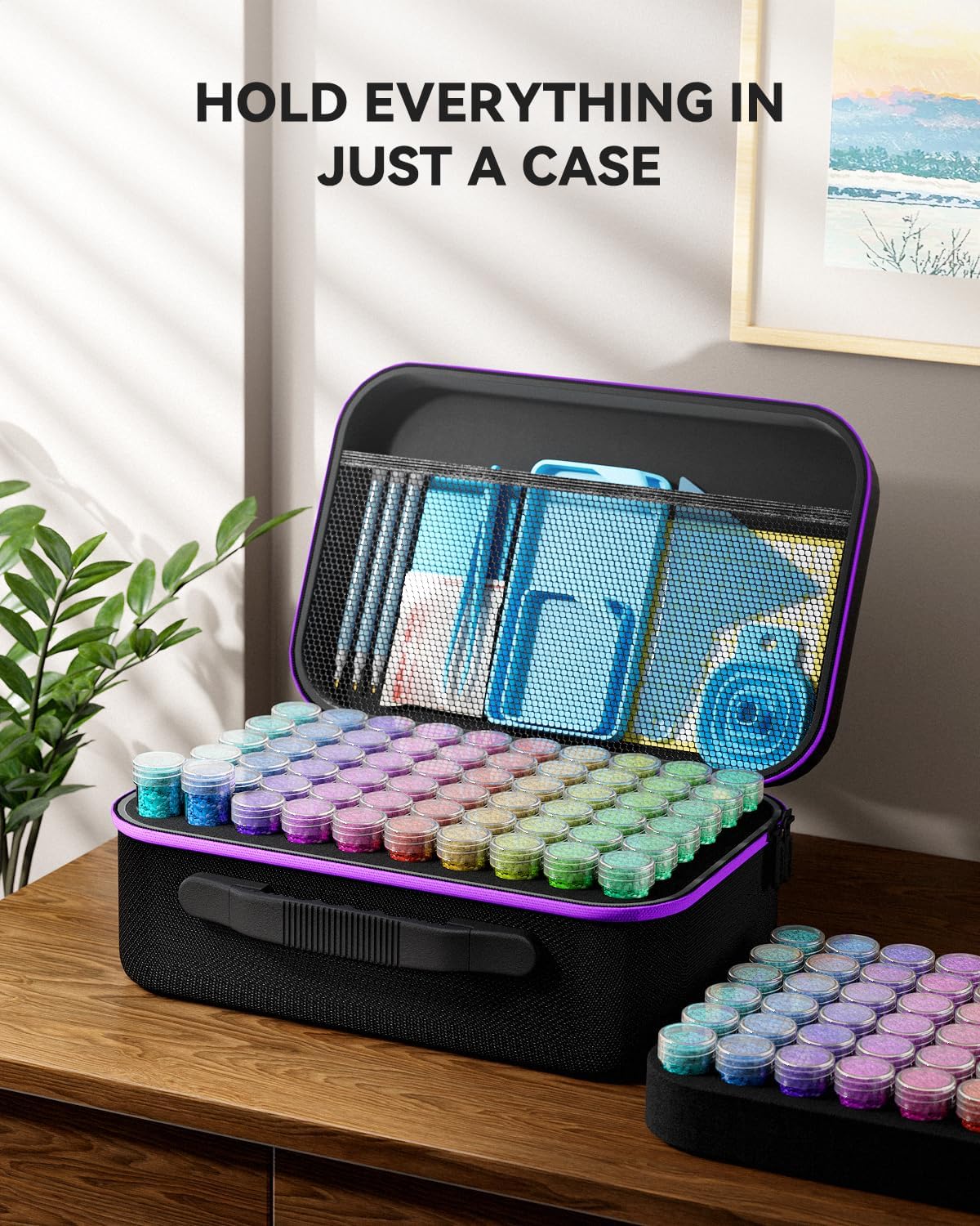 Detalle 2 de ARTDOT 120 Slots Storage Container for Diamond Art Kits