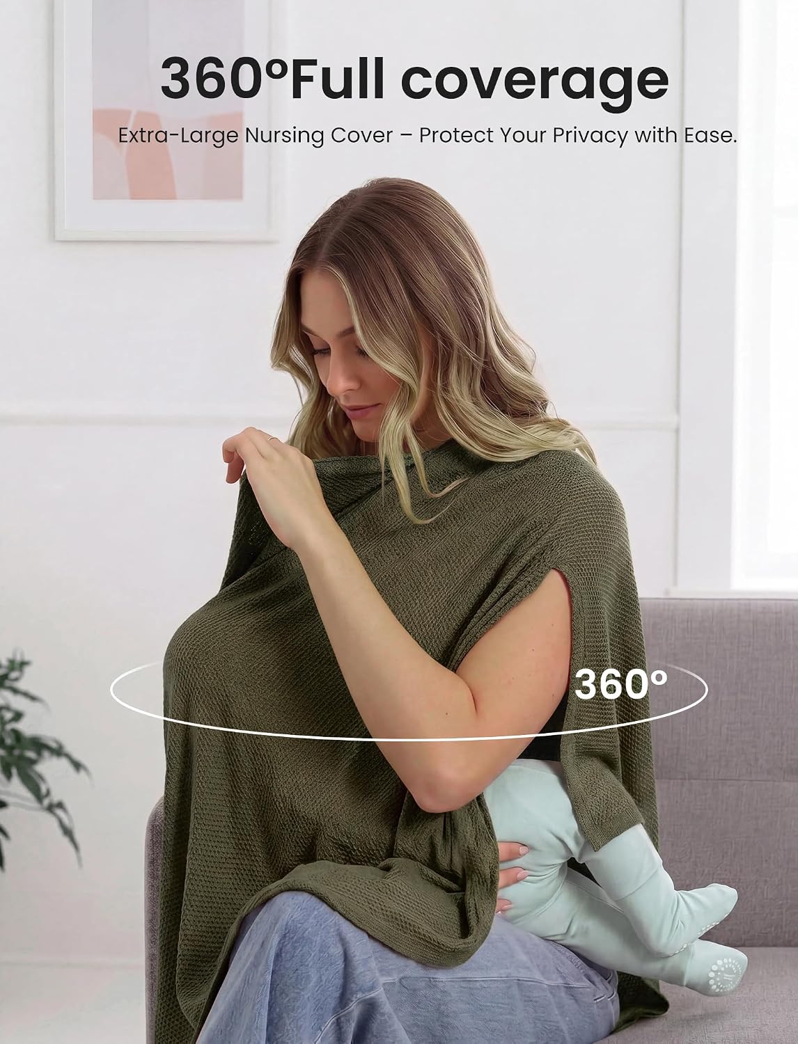 Detalle 2 de PATPAT Knit Nursing Cover