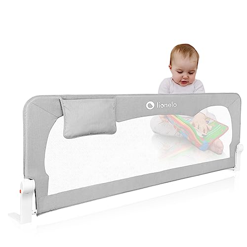 Lionelo Hanna Barrera de Cama 150 x 65 cm con SecureBelt: seguridad y practicidad para dormir