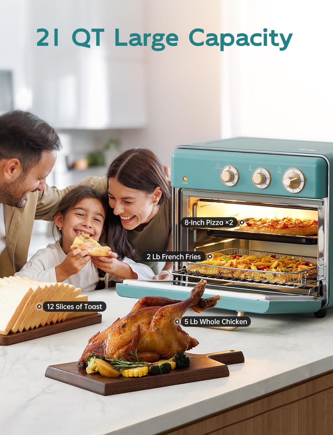 Detalle de Neretva toaster oven 21 QT