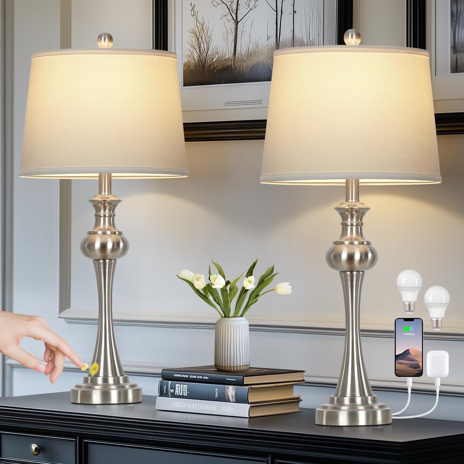 Detalle de Table Lamps 28.75-inch