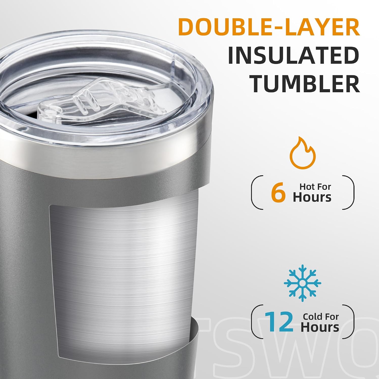 Detalle 2 de HZJSTSWQ Stainless Steel Tumbler 20 oz