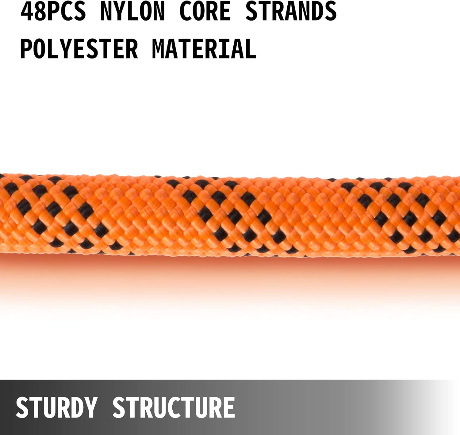 Thumbnail 2 de VEVOR 9/16 Double Braid Rope 200 FT 🪢