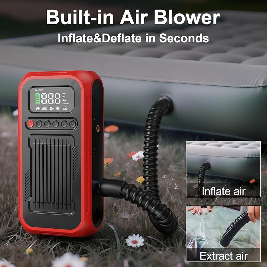 Detalle 2 de 4000A Jump Starter with 150 PSI Inflator