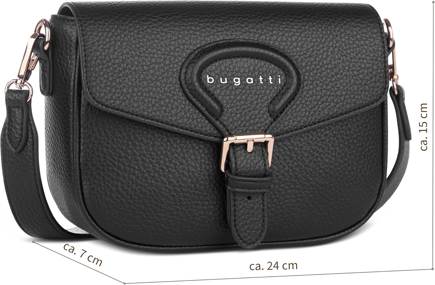 Thumbnail 1 de Bugatti Elina borsa a tracolla da donna in ecopelle (taglia S o M) con tracolla removibile