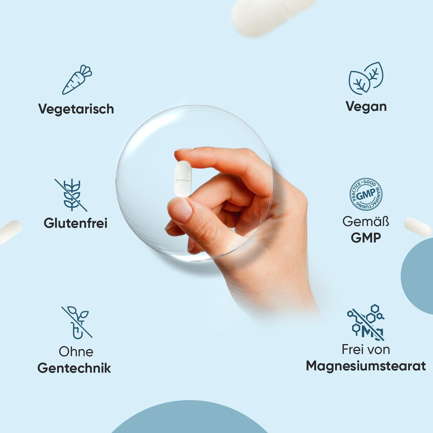 Thumbnail 6 de WeightWorld MSM Tabletten mit 2.400 mg MSM & 100 mg Vitamin C (360 vegane Tabletten) – 6-Monate-Vorrat