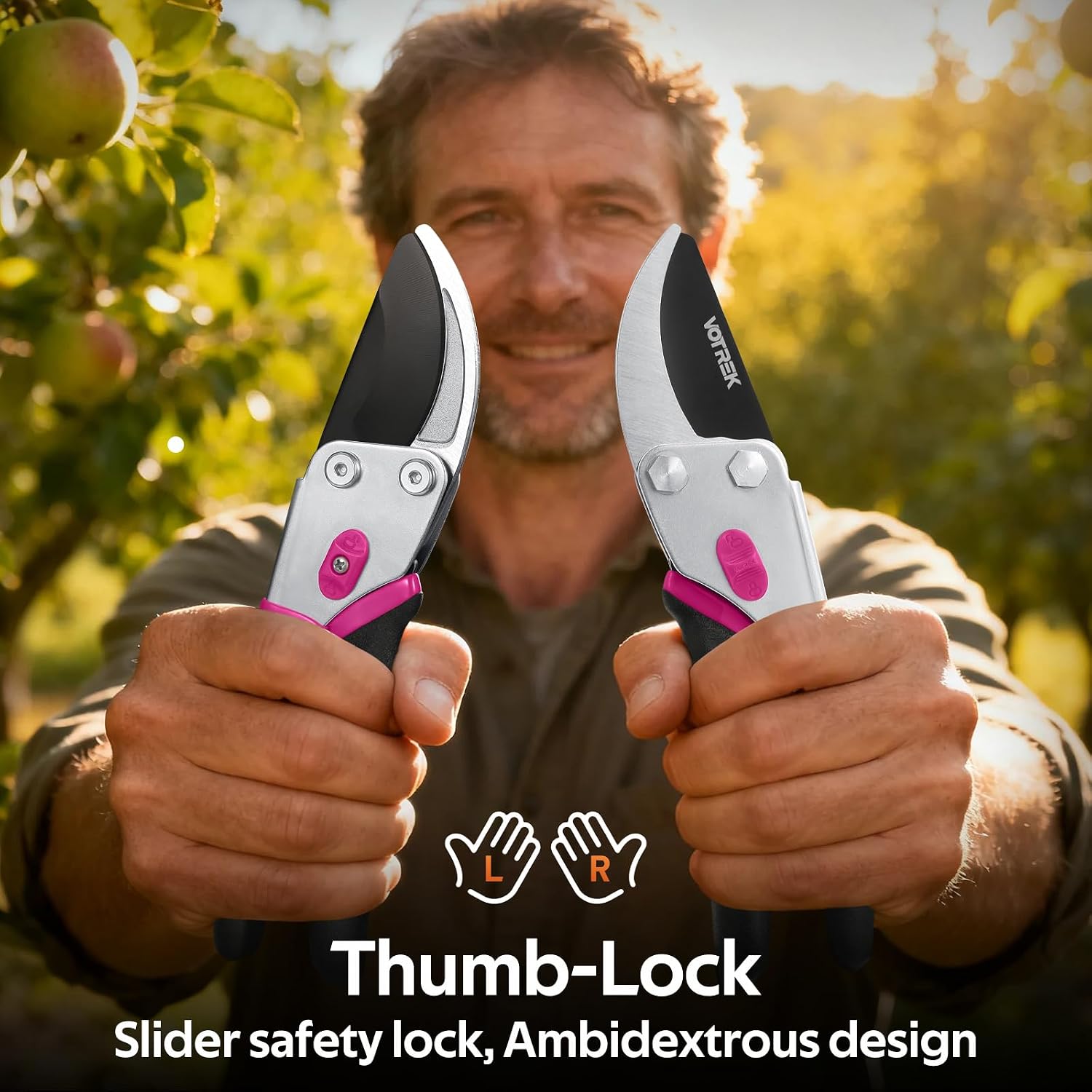 Detalle 2 de VOTREK Bypass Secateurs 8.5in SK5