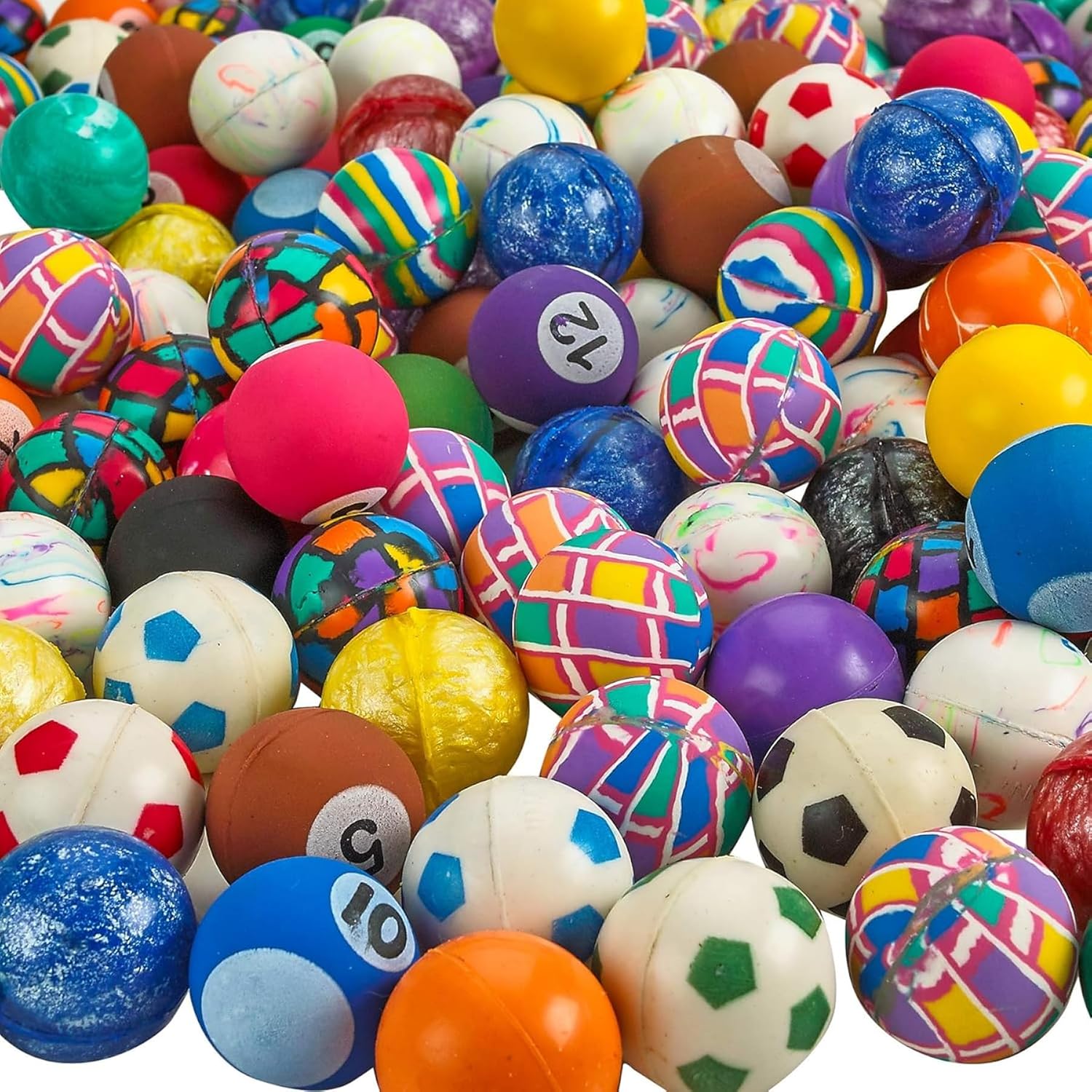 Thumbnail 6 de Bedwina Springbälle im Großpack – 250er-Pack (27 mm) Hi Bounce Sortiment
