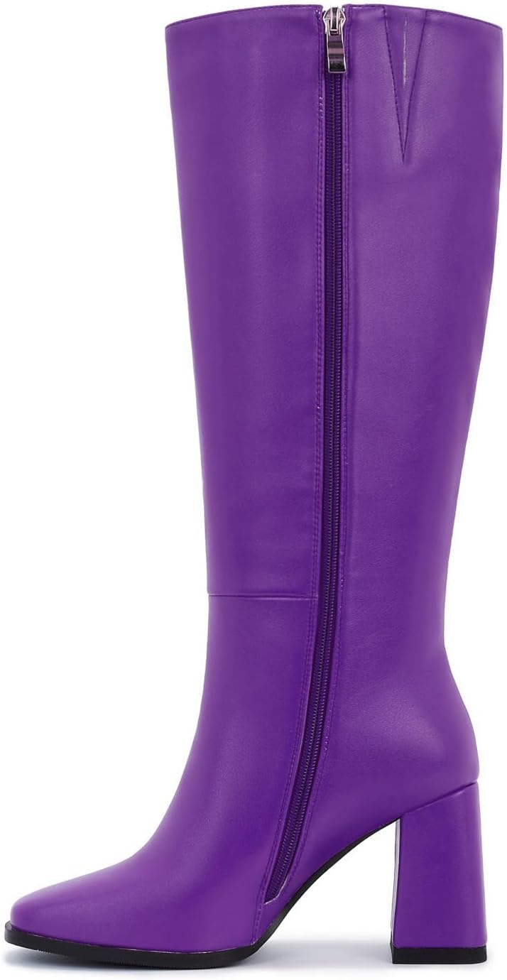 Detalle 2 de Wide-Calf Knee-High Boots for Women