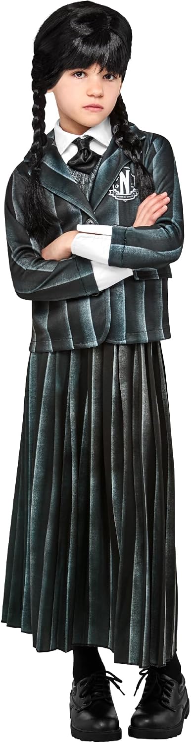 Thumbnail 6 de Wednesday Addams Costume Dress for Kids (Girls Large 10/12) by Rubies