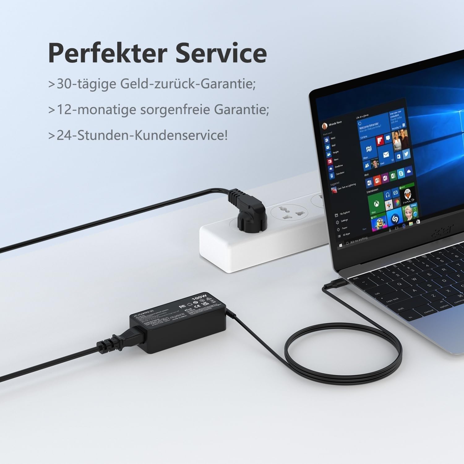 Thumbnail 1 de 100W USB C Netzteil Laptop Ladegerät