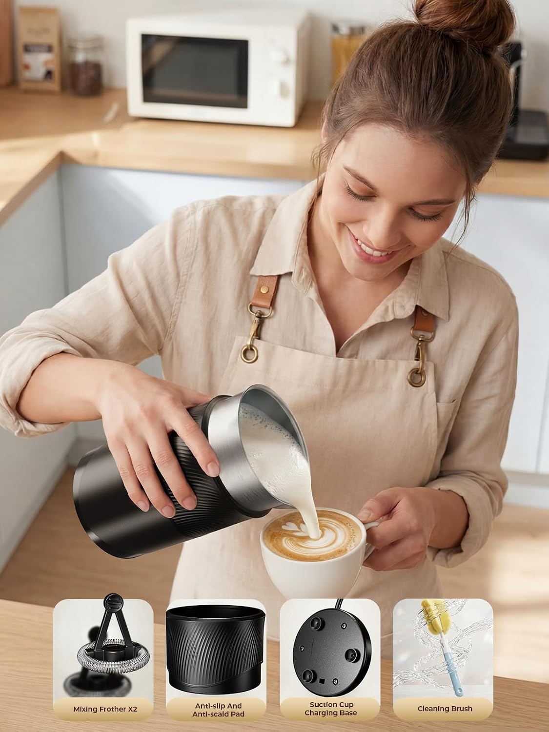 Detalle de Ecoflarix Milk Frother 350ml
