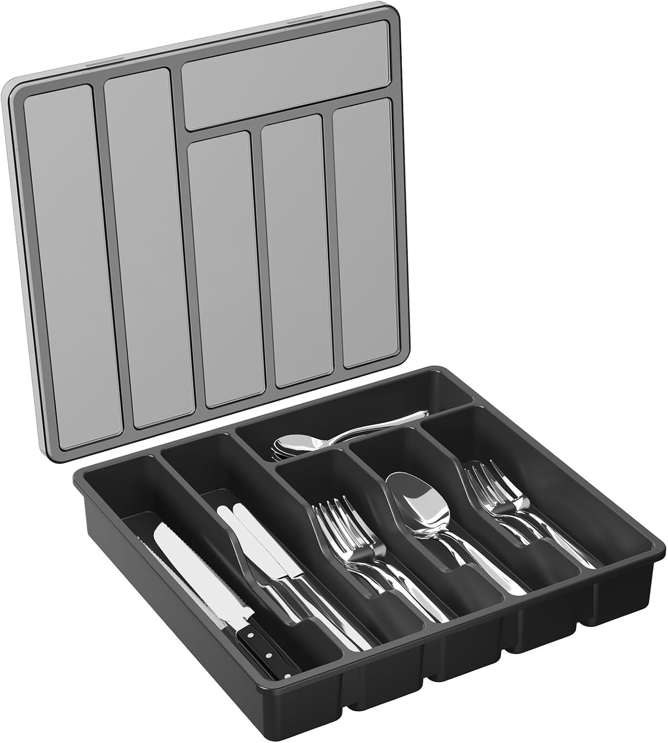 Detalle de Lifewit Silverware Organizer 6-Compartment