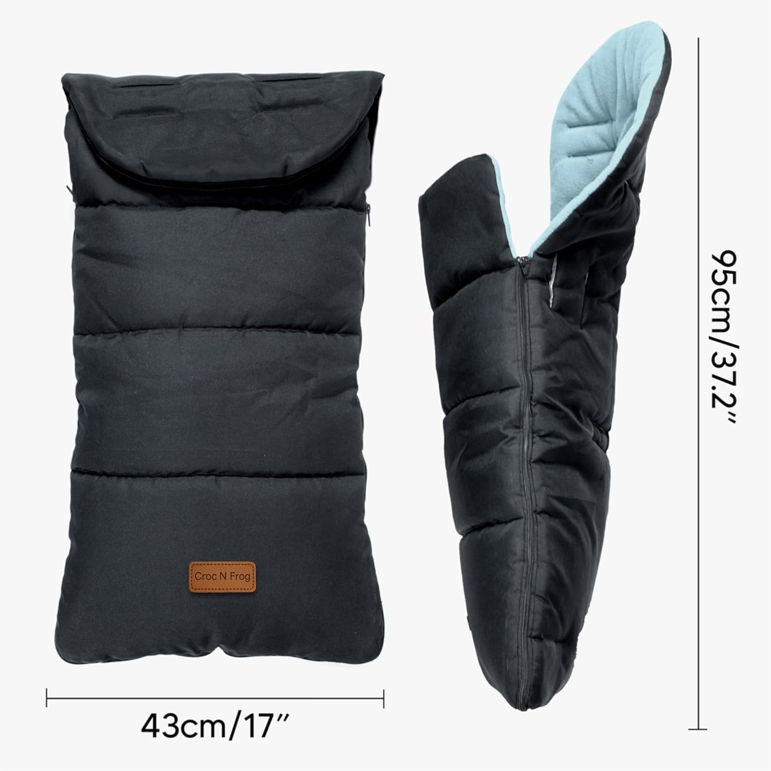 Thumbnail 2 de CrocnFrog Universal Baby Bunting Footmuff – Cosy Toes Fit for Stroller, Buggy and Pram