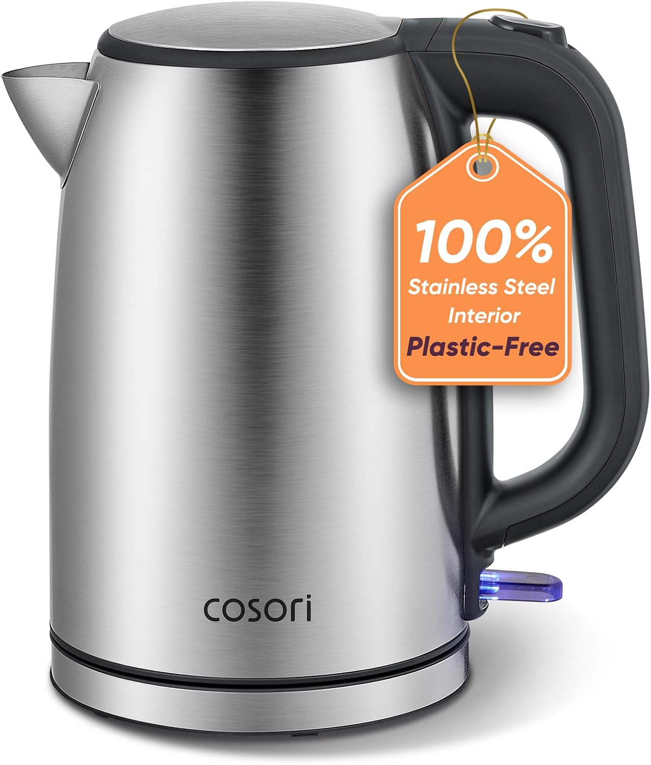 Detalle de Cosori CEK-S152-VCA Electric Kettle, 1.7 L Stainless Steel, 1500 W