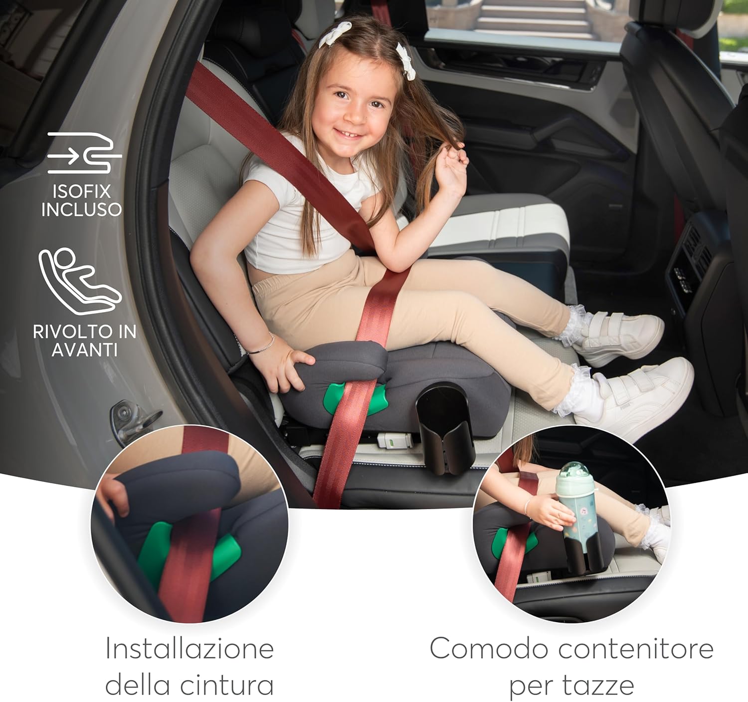 Detalle 2 de KikkaBoo i-POP Rialzo Auto 125-150 cm