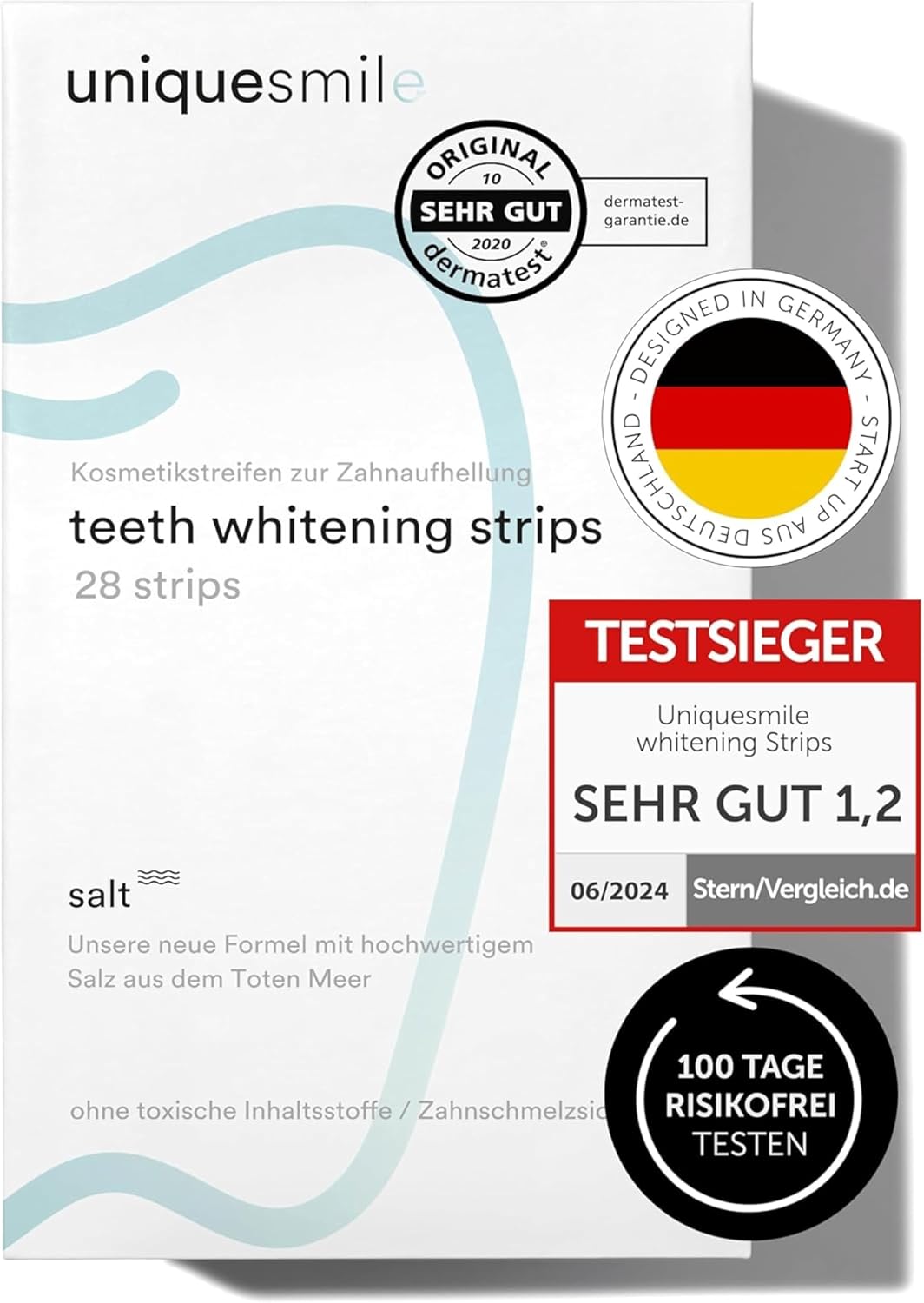 Thumbnail 4 de UniqueSmile Teeth Whitening Kit „All in One Bundle“ – Nachfüll-Set mit 3 Gel-Stiften (für bis zu 15 Anwendungen)