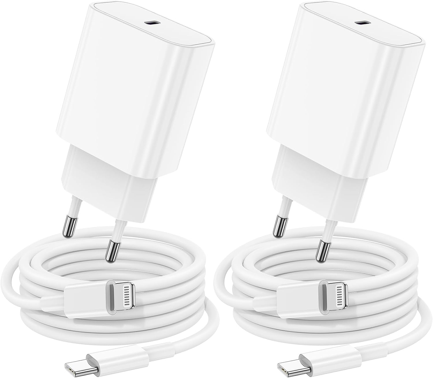 Thumbnail 6 de iPhone Schnellladegerät mit 2 m USB-C Kabel und 20W Adapter – kompatibel mit iPhone 14/13/12/11 sowie iPad