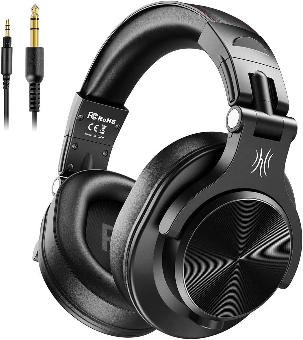 Detalle de OneOdio A71 Wired Over-Ear Studio Headphones, 40 mm Drivers, Dual Jacks