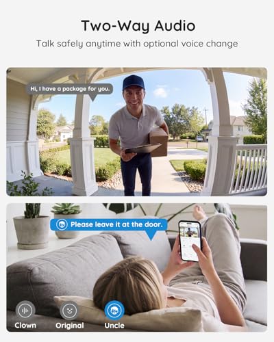 Thumbnail 5 de BOIFUN 2K Video Doorbell Camera Wireless: 2K 3MP, No Monthly Fee, 166° View